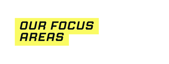 our focus areas